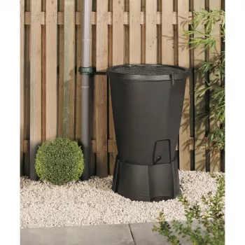 KETER Indigo Water Butt + Base 200L grey