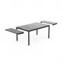 KETER Garden table extendable Deco Porto Nova Extendable 160-240 grey/black