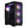 Zalman N7 PLUS V2 ATX Mid Tower PC Case, 7 x 120mm ARGB Fans, Tempered Glass, Black