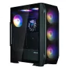 Zalman N7 PLUS V2 ATX Mid Tower PC Case, 7 x 120mm ARGB Fans, Tempered Glass, Black
