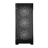 Zalman N7 PLUS V2 ATX Mid Tower PC Case, 7 x 120mm ARGB Fans, Tempered Glass, Black