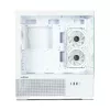 Zalman CHRONIX V2 White ATX Mid Tower PC Case with 3 x 120mm ARGB Fans, Tempered Glass Side Panel