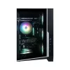 Zalman D40, ATX Mid Tower PC Case, 7 x 120mm ARGB Fans, Black