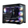 Zalman D40F, ATX Mid Tower PC Case, 7 x 120mm FRGB Fans, Black
