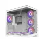 Zalman D40 White ATX Mid Tower Case with 7 ARGB Fans and Tempered Glass