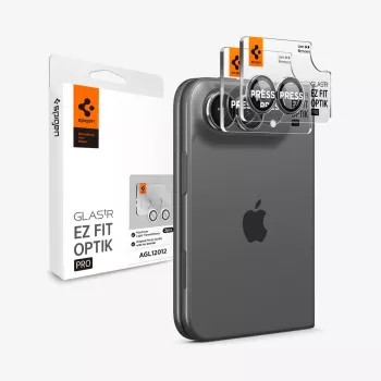 Ochrona na obiektyw aparatu Spigen Glas.Tr Camera EZ FIT Optik Pro do Apple iPhone Fold biały 2szt