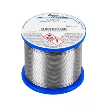 CYNEL LEC-LUT0105-500 Leaded Solder Wire Sn60Pb40 0.70mm 500g Rosin Core