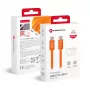 Forcell Cable USB C to USB C Forcell F-Energy QC4.0 PD 5A 100W Cafule Color 1,2 m ACYH23 orange