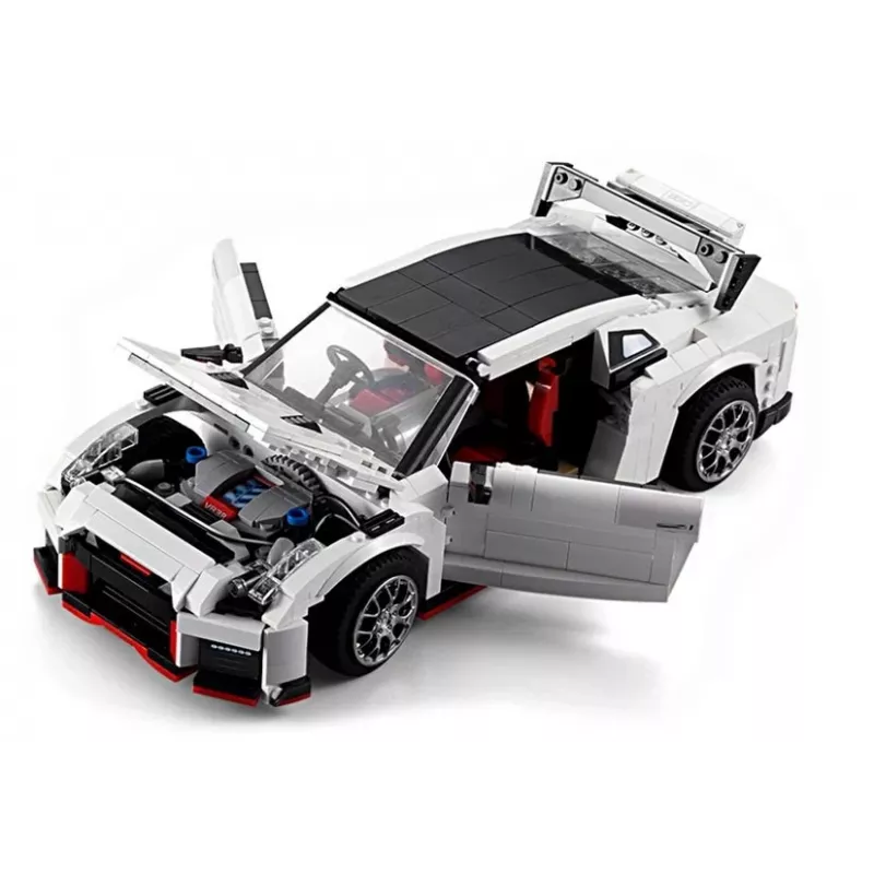 CADA 6673 Construction Bricks Sports Car White 1322 pcs