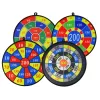 LEAN TOYS Game Set Dart 36 cm Shield Balls on Velcro
