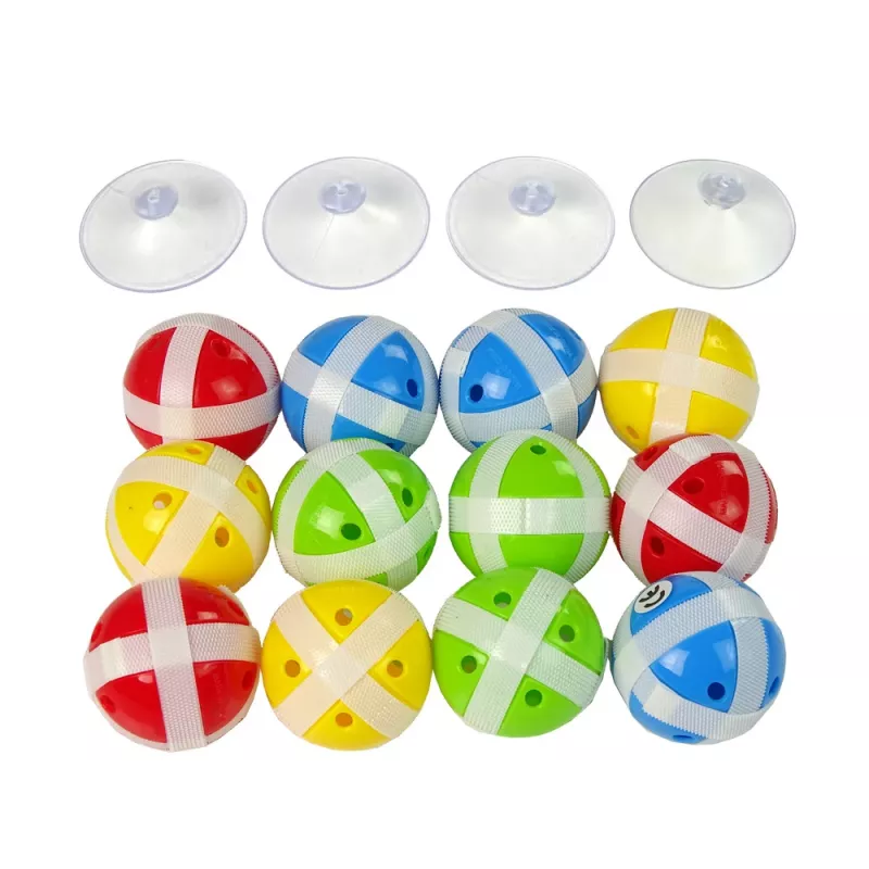 LEAN TOYS Game Set Dart 36 cm Shield Balls on Velcro