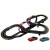 LEAN TOYS Race Track 2 Cars Top Turbo Lights 7.6 m long