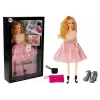 LEAN TOYS Model doll, fair-haired 28 cm, handbag, high heels