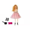 LEAN TOYS Model doll, fair-haired 28 cm, handbag, high heels