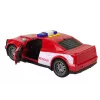 LEAN TOYS Car Fire Department 1:14 Lights Sounds Red