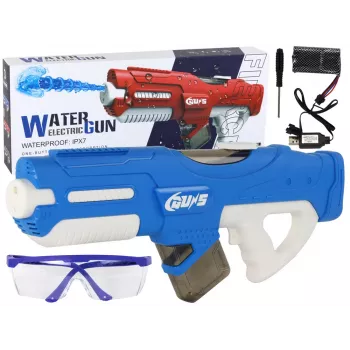 LEAN TOYS Large Blue Water Gun 750ml Glasses
