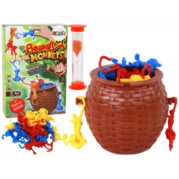 LEAN TOYS Basket of Monkeys Falling Monkeys Arcade Game