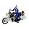 LEAN TOYS Police Motorcycle Motor Police Sounds Lights Police Car