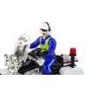 LEAN TOYS Police Motorcycle Motor Police Sounds Lights Police Car