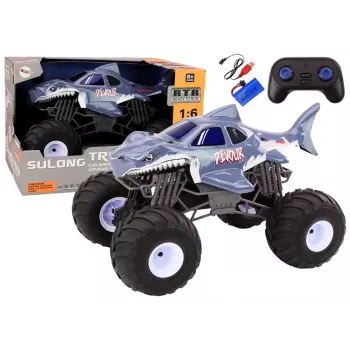 LEAN TOYS Large Off-Road Remote Controlled Car 2.4G RC 1:6 Shark