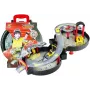 LEAN TOYS Parking Car Garage Suitcase Circle Two-level