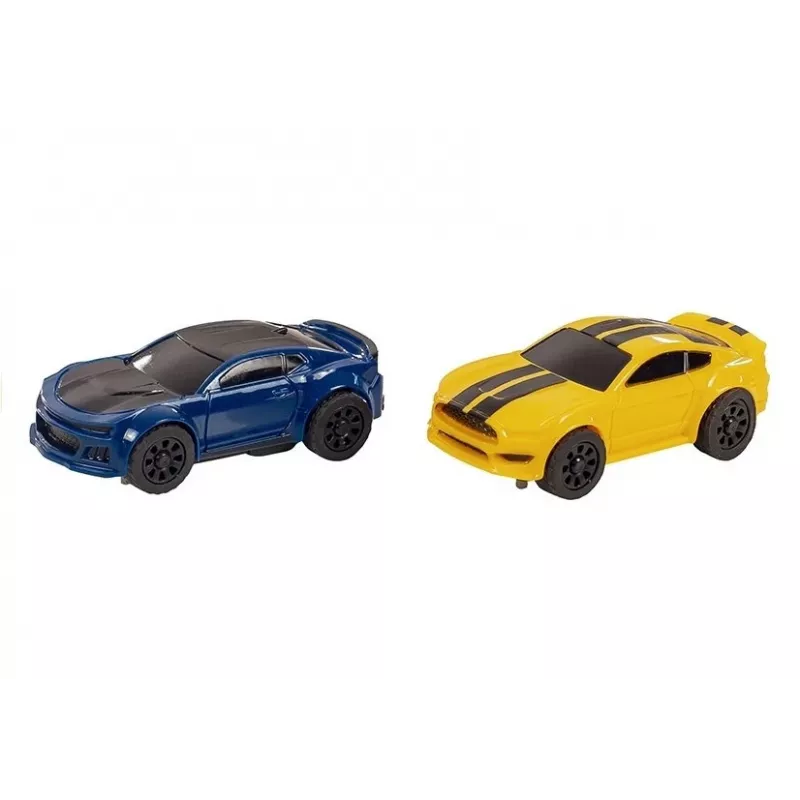 LEAN TOYS Racing Track 2 Cars Controllers Slot Cars