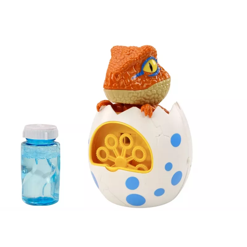LEAN TOYS Dinosaur Bubble Machine In Liquid Egg
