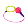 LEAN TOYS Skipper Hula Hop Jump Rope, Pink, LED