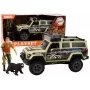 LEAN TOYS Off-Road Hunting Car Hunter Bear Lights Sounds Beige