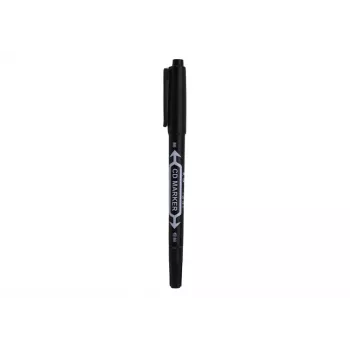 LEAN Set of Double-Sided Waterproof Markers for CDs Black 10pcs.