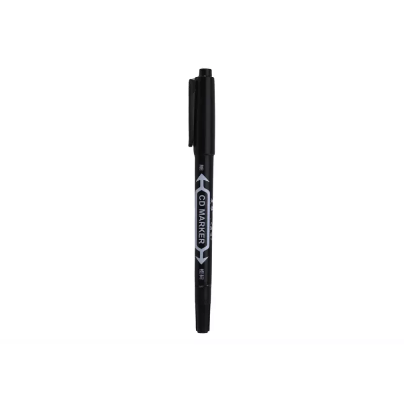LEAN Set of Double-Sided Waterproof Markers for CDs Black 10pcs.