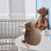 LEAN TOYS Plush Kiwi Bird Plush Toy Mascot Cuddly Toy Dark Brown 25cm