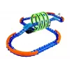 LEAN TOYS Racing Track Glowing in the Dark with Loops and Remote-Controlled Car