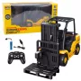 LEAN TOYS Remote Control Forklift RC 2.4G Pallet Yellow
