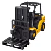 LEAN TOYS Remote Control Forklift RC 2.4G Pallet Yellow