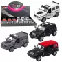 LEAN TOYS Off-road SUV Car Metal Pull-Back Drive Opening Doors Mix