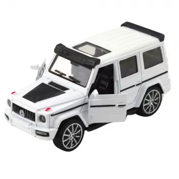 LEAN TOYS Off-road SUV Car Metal Pull-Back Drive Opening Doors Mix