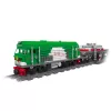 LEAN TOYS Construction Blocks Remote Controlled Tank Train RC 1090 pcs.