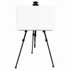 LEAN Metal Outdoor Painting Easel, Tripod, Adjustable, Black Case, 158CM