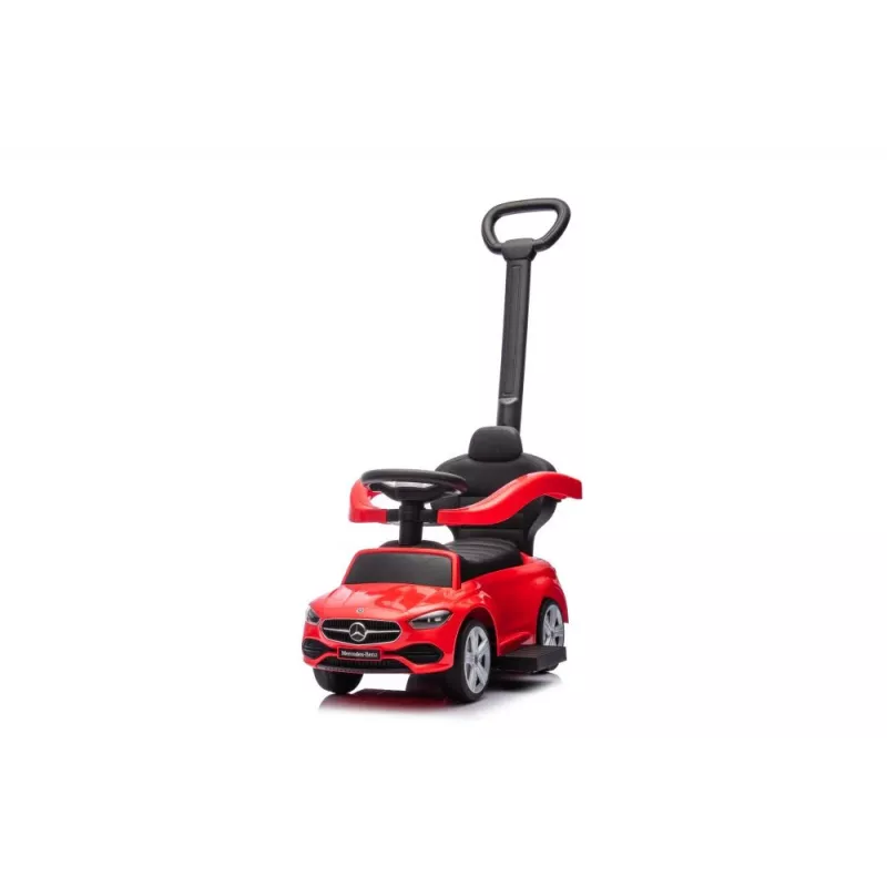 LEAN TOYS Ride-on with pusher Mercedes 3in1 Red