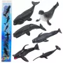 LEAN TOYS Mini Figurine Set Marine Animals Mammals Killer Whale Photo Dolphin 6-8cm 6pcs
