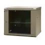 EMITER EM/AS6409X 9U Wall-Mount Network Cabinet 600x450x500 mm with Tempered Glass Door
