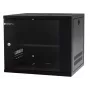 EMITER EM/SH02B5409-08 19 inch 9U Wall-Mount Network Cabinet, Glass Door, 550x450x455 mm, Black