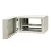 EMITER EM/AH6506 19 inch 6U Wall-Mount Network Cabinet, Tempered Glass Door, 600×550×370 mm, Black