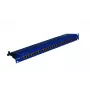 EMITERNET Panel 19, 24xRJ45 STP cat.6 (1U) with shelf, blue DCN/PPFA674EKS248C6