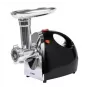 Lund T67900 Meat Grinder 2000W Peak Power with 3 Stainless Steel Plates, Reverse Function, Sausage Stuffer and Kubbe Attachments, Black/Silver