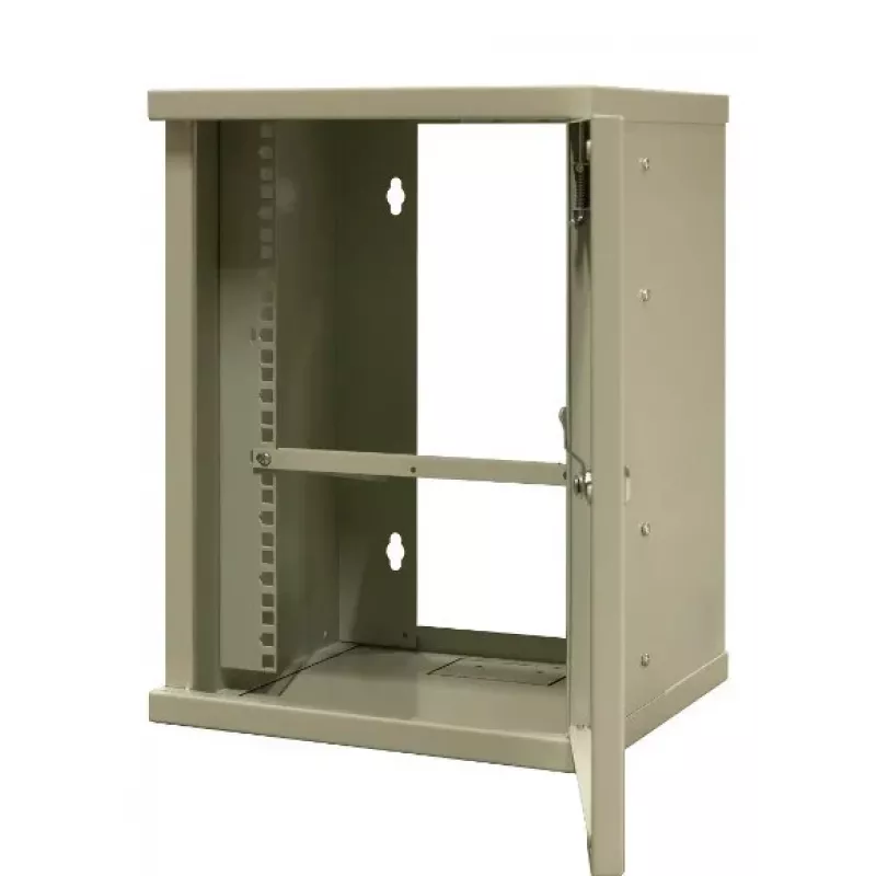 EMITER EM/SH02B5412-08 Light Series 19 inch 12U Wall-Mount Network Cabinet, Tempered Glass Door, 550×450×590 mm