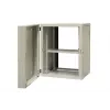 EMITER EM/AH6515 15U Wall-Mount Network Cabinet 600x550x770 mm, Tempered Glass Door, Black