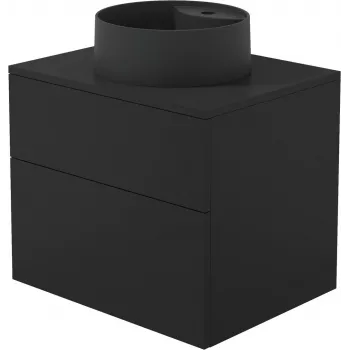 DEANTE SDNB6SNU4B Wall-Mounted Vanity Unit with Integrated Granite Basin 360 mm White