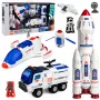 LEAN TOYS Large Space Set Station Rocket Shuttle Exploration Vehicle Astronauts